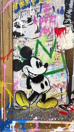 Charlie Chaplin Reimagined | Mr Brainwash's Chaplin Original Artwork