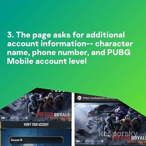 5 comments | @PUBG MOBILE fans, we know you're excited for the new launch and are eager to get your hands on new items. But if you come across any pages giving away free items, we advise you to proceed with caution. https://kas.pr/mqb4 | Kaspersky | Facebook