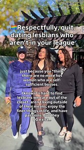 🏳️‍🌈I know them. 👇 Yes, they are hard to find…but I have so many in my Luxury Lesbian™ single lesbian network, so do not buy into the scarcity mindset and date beneath your standards. ❤️DM me “NEEDLE IN A HAYSTACK” so I can help you find her! #LesbianDating #FutureWife #WLW #LesbiansOver30 #LesbiansOver40 QueerWomen SapphicLove lesbiansover50 [high caliber women lesbian love] [Where to meet queer women] [How to find your Future Wife] | Sophia Spallino