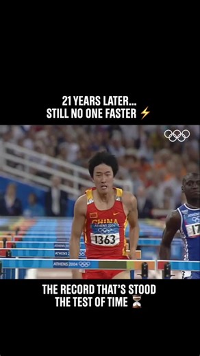 SportsXScience | ⚡ 21 YEARS. ONE RECORD. ZERO EQUALS. ⚡ In a stadium full of the world’s fastest men, one race froze time. Stride by stride, hurdle by... | Instagram