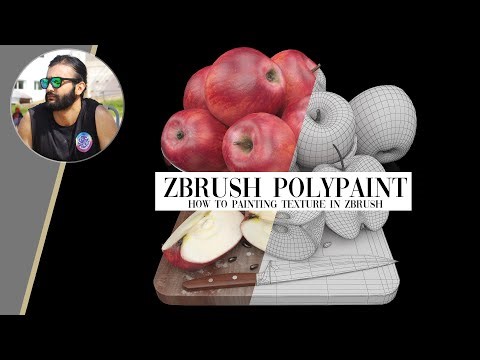 zbrush Tutorial - ZBrush Polypainting/Texturing