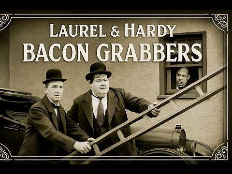 Laurel and Hardy - Bacon Grabbers (1929) | Classic Comedy Chaos!