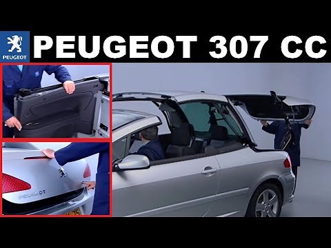 Peugeot 307 CC - Generic interventions and adjustments on the roof and trunk (1/3)