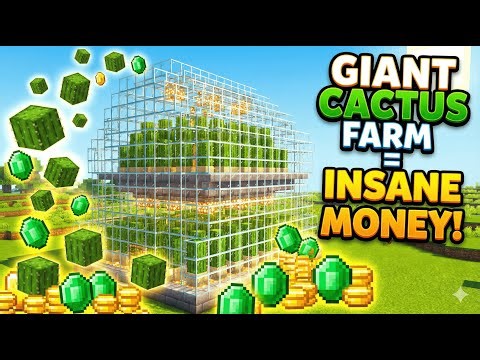 The ULTIMATE Cactus Farm for Servers! 💸 (Best Money Maker)