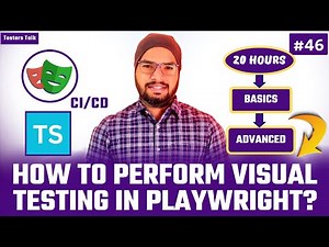 Playwright TypeScript #46 How to Perform Visual Testing in Playwright? | Visual Comparison
