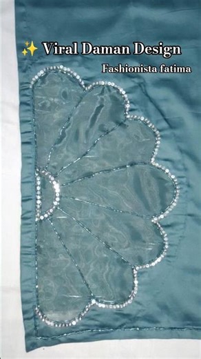 ✨ Instagram Viral Daman Design | Latest Suit Ke Daman Ki Fancy Design ✨#outfit #fashion#shortsfeed