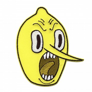 Adventure Time Lemongrab Screaming Patch Cartoon Network Animation Embroidered Iron on BH5 - Etsy