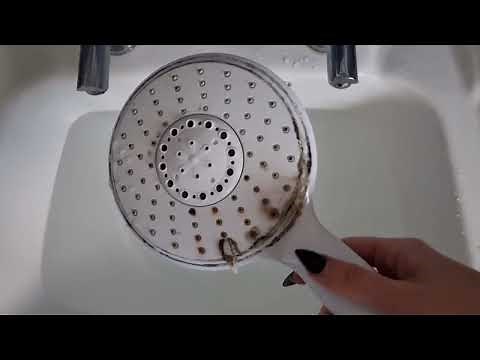 How to clean limescale from a Shower Head using Citric Acid