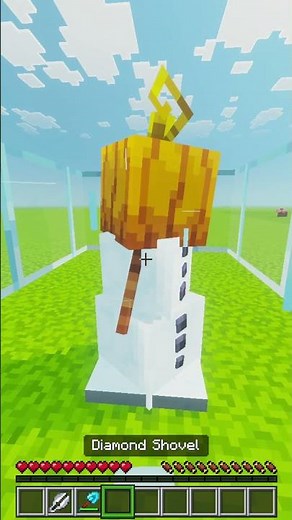 How to make infinite snow in Minecraft #minecraft #actionsandstuff
