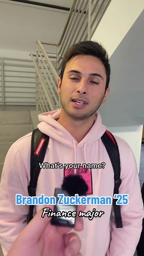 Meet Brandon Zuckerman '25: A Finance Major from Hollywood, FL