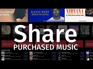 How to Share Purchased Music from the iTunes Store | iPhone iPad iPod