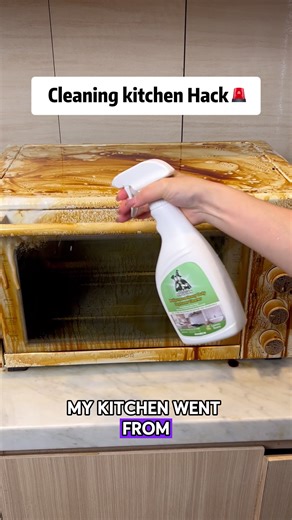 Check this out—it might just help you! Stovetops, tiles, pot bottoms, ovens... One bottle does the whole kitchen! #cleanmagician #cleaner #allpurposecleaner #cleaning #clean