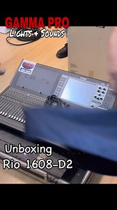 Unbox Yamaha Rio 1608-D2 version & update Firmware Digital Mixer QL5 V5.81 /Dante 4.2.4.1 by GAMMA PRO LIGHTS AND SOUNDS | Gamma Professional Lights & Sounds Rental