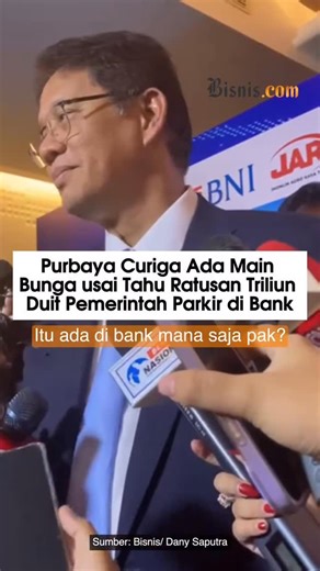 NGERTISAHAM on Instagram: "Kita bantu UP ya.. Bagaimana menurut kakak2 investor?👇🏻 Posted @withregram • @bisniscom Menteri Keuangan (Menkeu) Purbaya Yudhi Sadewa menduga adanya praktik main bunga di balik dana pemerintah yang mengendap di perbankan sebesar Rp653,4 triliun. Uang itu milik pemerintah pusat dan daerah berdasarkan data Agustus 2025. Hal itu diungkap oleh Purbaya pada saat menyampaikan pidato penutup acara 1 Tahun Pemerintahan Prabowo-Gibran, Kamis (16/10/2025). Dia m