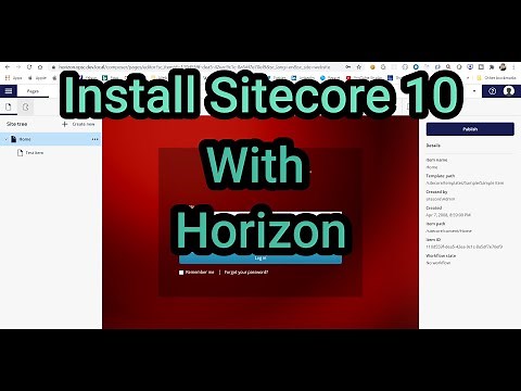 Installing Sitecore 10 and Sitecore Horizon | Step by step guide