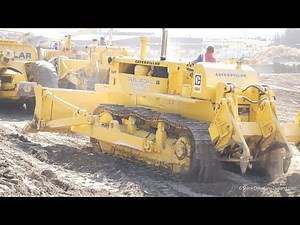 Caterpillar CAT D8H Cable Bulldozer Working