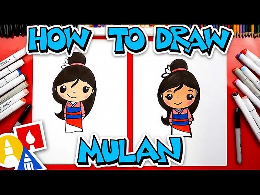 How To Draw Mulan - Videos For Kids