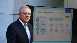 Prime Minister Scott Morrison has acknowledged responsibility for the vaccination rollout but says he believes the program has “turned the corner”. | Sky News Australia
