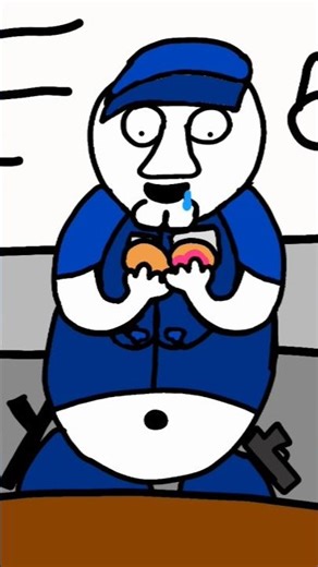 How Aussie cops be. #cops #relatable #memes #funny #police #australia #cartoonshorts #animationmeme