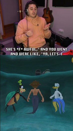 🔱 King Triton was right, Ariel is incredibly NOT smart #kingdomhearts #gaming