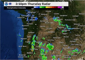 Showers and thunderstorms continue to march north into Oregon. Reports of pea sized hail so far. | US National Weather Service Pendleton Oregon