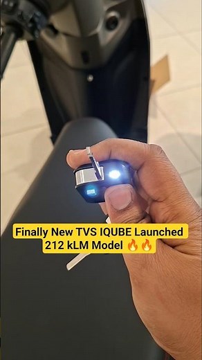 Finally New TVS IQUBE Launched 212 Klm Model #tvsiqube #tvs #evscooter #shortfeed #viral #shorts