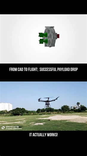 Can This Drone Drop 5 Payloads Perfectly? #Drone #UAV #Engineering #Aerospace #prototype