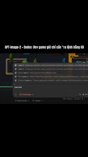 OpenAI lại tung chiêu lớn rồi! GPT-Image-2 được tích hợp trực tiếp vào Codex, giờ đây dev có thể dùng prompt ngôn ngữ tự nhiên để tạo và thay thế texture ngay khi game đang chạy, hoàn toàn không cần restart! Xem demo game thủ thành zombie 2D này: vách đá, mặt sàn… muốn đổi kiểu gì chỉ cần gọi AI, chỉ vài chục giây là cập nhật xong, file được thay thế trực tiếp, hiệu suất dev tăng vọt 🚀 Đối với indie dev thì đúng là 神器 (bảo bối), tốc độ iterate phần mỹ thuật chắc chắn bay cao luôn! #ai #gpt #lập
