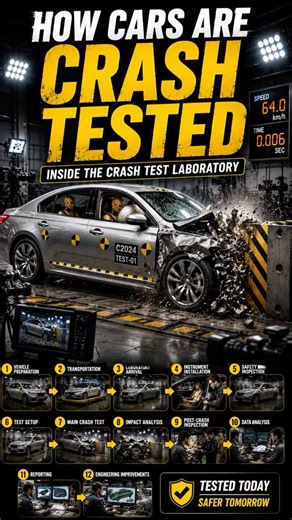 🚗 How Cars Are Crash Tested | Inside the Crash Test Laboratory | Factory Documentary