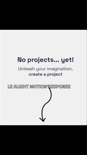 “When you make 200+ AM projects but AM says… No projects yet 😂✌️ #AlightMotion #EditLife”