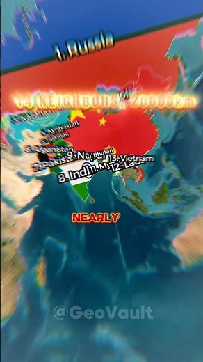 China Borders 14 Countries 🤯