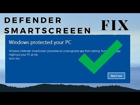 How to Disable SmartScreen Windows 10 - SmartScreen prevented an unrecognized app from starting|2019