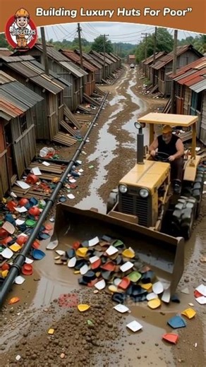 “Building Luxury Huts For Poor” #shorts