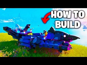 How to build Raven's Jet In LEGO Fortnite Odyssey!