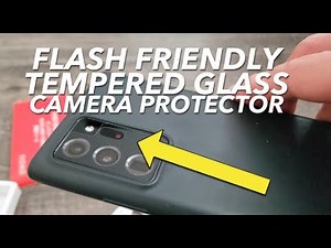 Galaxy Note 20 Ultra TEMPERED GLASS Screen Protector CAMERA Friendly NO FLASH Blur How To Install