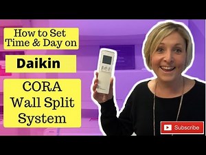 Daikin Cora Q-Series Remote: Set Time & Day Correctly | Step-by-Step Guide