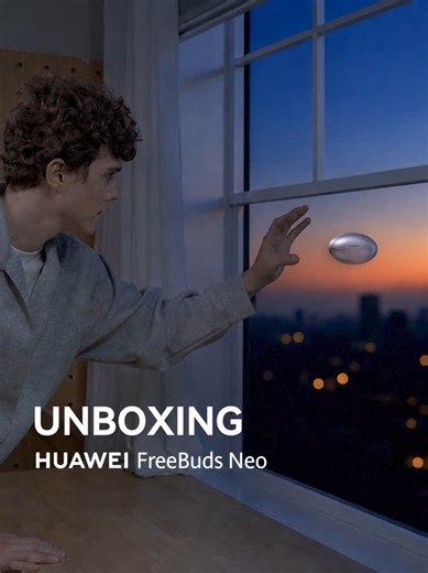 Something's arrived…🛸 Introducing Neo! Noise OFF. New energy ON. Meet the all new #HUAWEIFreeBudsNeo