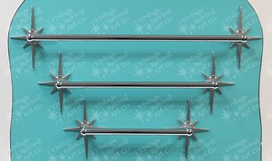 Atomic Starburst Towel Bar: Mid Century Modern Bathroom Decor - Etsy