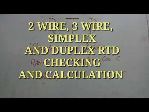 2 WIRE, 3 WIRE SIMPLEX AND DUPLEX RTD(PT-100)