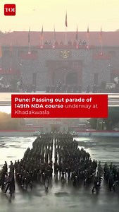 20K views · 341 reactions | #Maharashtra | The Passing Out Parade of the 149th Course is underway at the prestigious National Defence Academy (NDA), Khadakwasla, Pune. A proud moment marking the culmination of rigorous training for future officers. #Pune #NDA #Khadakwasla #PassingOutParade #149thCourse | The Times of India | Facebook