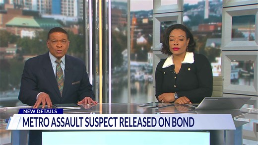 Metro assault suspect released on bond