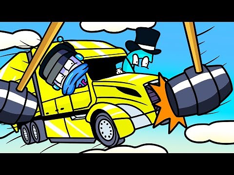 We Launch Semi Trucks and Get Smashed by Giant Hammers in Crash Master 3D!