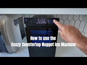 How to Use the Ecozy Countertop Nugget Ice Maker