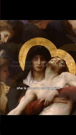 Pietà (1876) By William-Adolphe Bouguereau #pietà #artexplained #arthistory #classicart