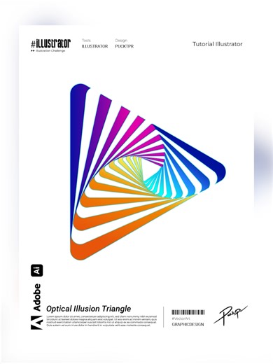 Master Illustrator 2026 with This ONE Simple Tutorial Learn how to create a stunning optical illusion triangle using Adobe Illustrator! This quick tutorial breaks it down step by step with clean vector lines and smart tricks. Perfect for designers looking to level up their skills. 👉 Don’t forget to like, comment, and subscribe for more! 🔔 Turn on notifications to stay updated. Tools: Adobe Illustrator Design: PucktprDesign #pucktprdesign #pucktpr #ASMR #DesignTutorial #GraphicDesign #logo #ill