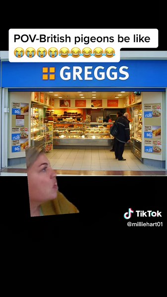 POV British Pigeons Funny Sausage Roll Encounter