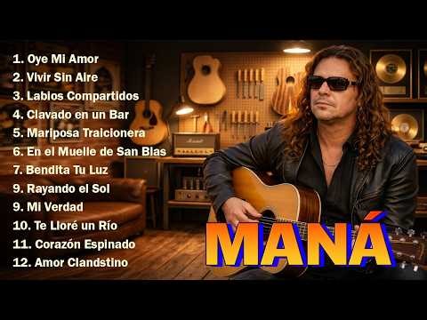 🎶 MANÁ – Sus 20 Grandes Éxitos Románticos Más Escuchados | Mix Inolvidable#