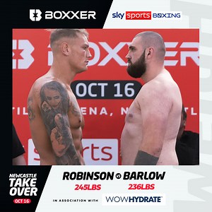 19K views · 108 reactions | This fight is only ending one way: KO  Listen to the crowd pop when Steve Robinson weighed in today in Newcastle. It's going to be even louder inside the arena tomorrow night ⚫️⚪️ #NewcastleTakoever | #BOXXER | Boxxer | Facebook