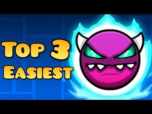 Top 3 easiest medium demons (Geometry Dash)