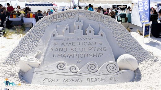 'Gulfcoasting' at the 35th annual American Sand Sculpting Championship